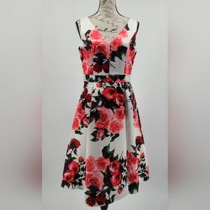 Liza Luxe A Line Floral Dress